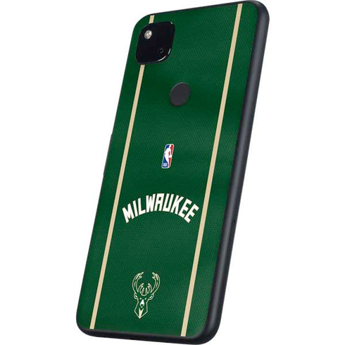 NBA Milwaukee Bucks Jersey Google Pixel 4a Skin